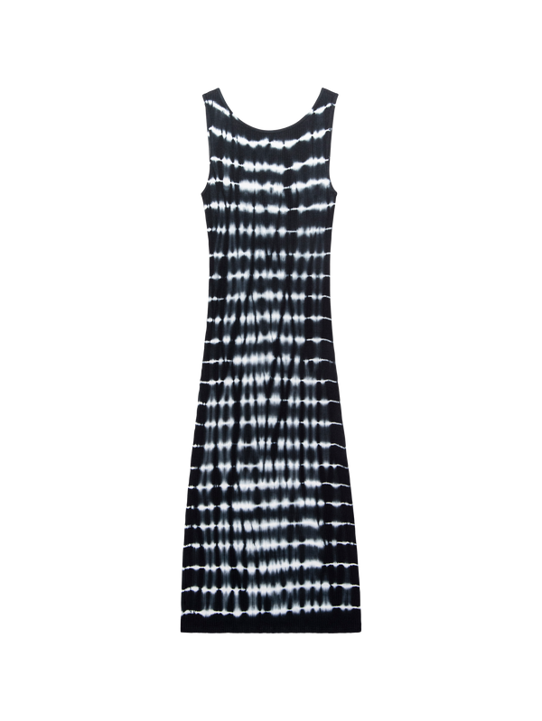 Christy Midi Dress - Tie Dye Stripe