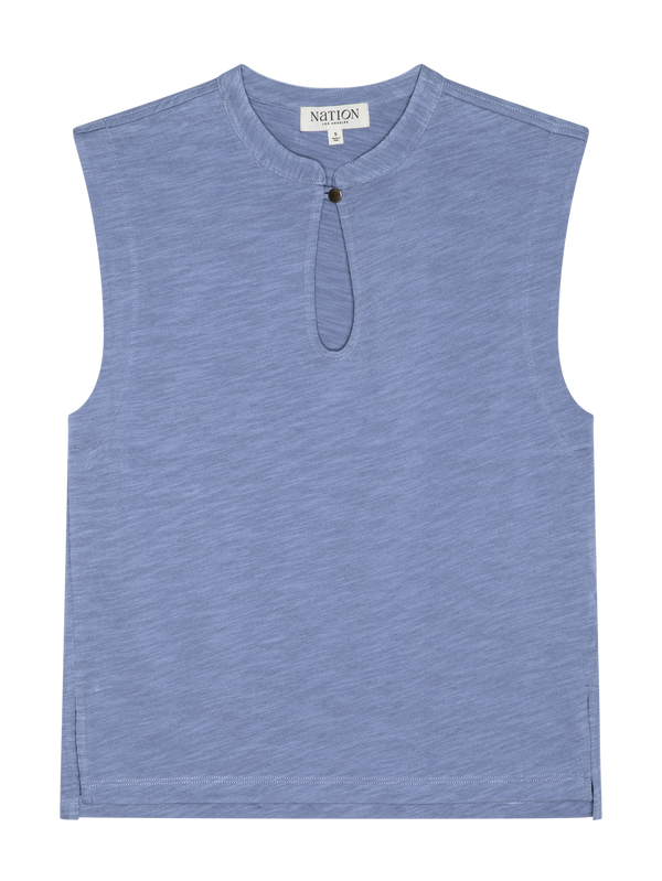 Luna Keyhole Tank - Harbor Blue