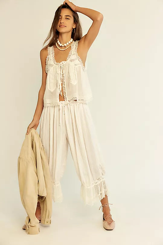 Forever Young Pant - White Alyssum