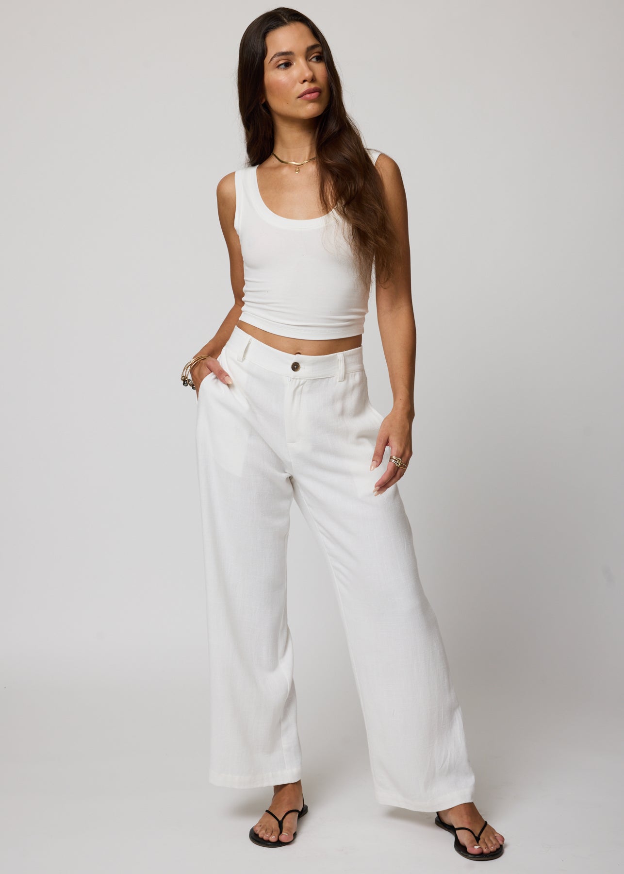 The Seriously Perfect Pant - White