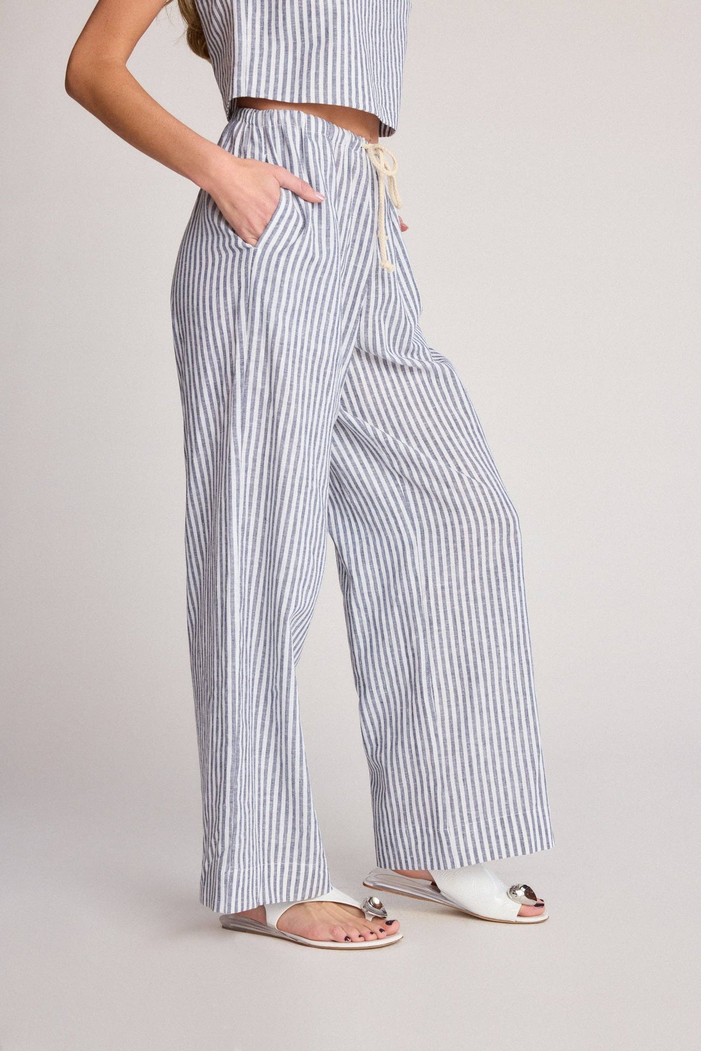 Dahlia Pant - Stripe