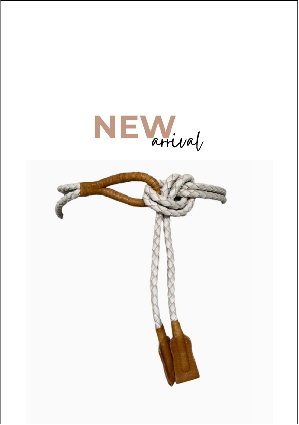 Iguazu Soga Belt - Winter White