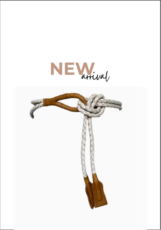 Iguazu Soga Belt - Winter White