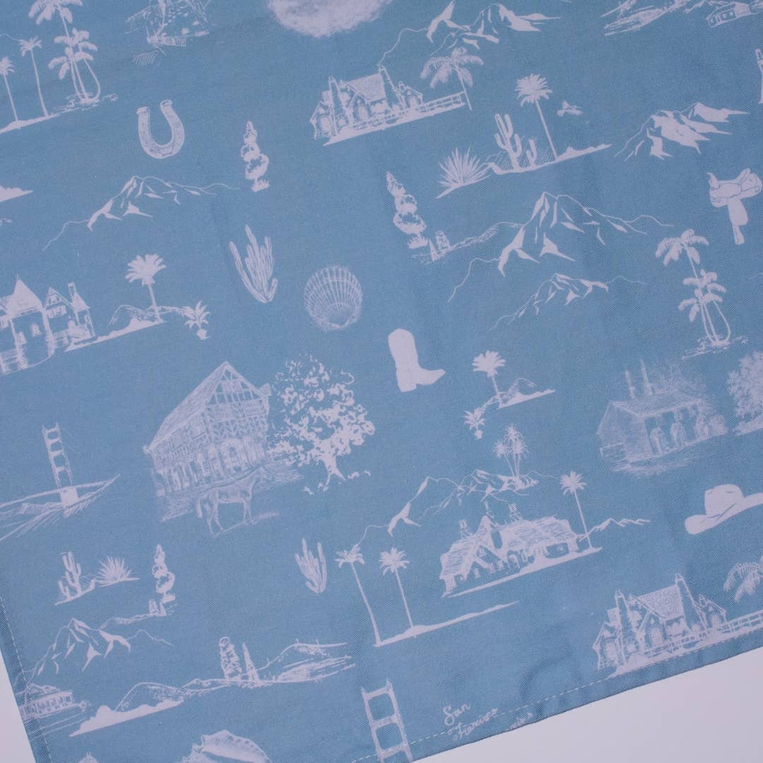 Western Cowboy Kitchen Tea Towel