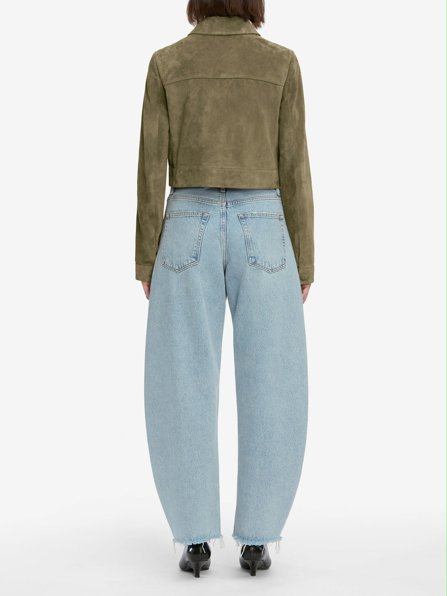 The Bubble Crop Jean - Outlaw Raw Fray