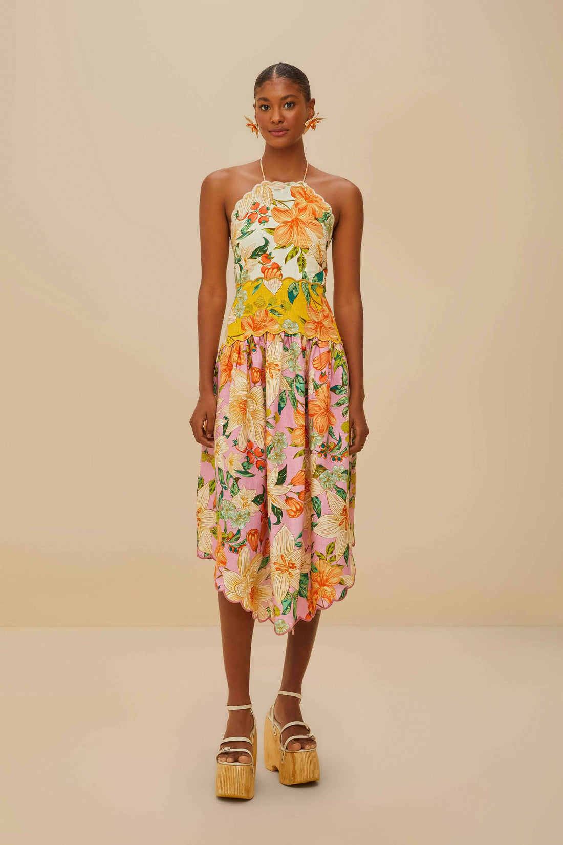 Guaragarden Sleevelesss Midi Dress - Guragarden Mix