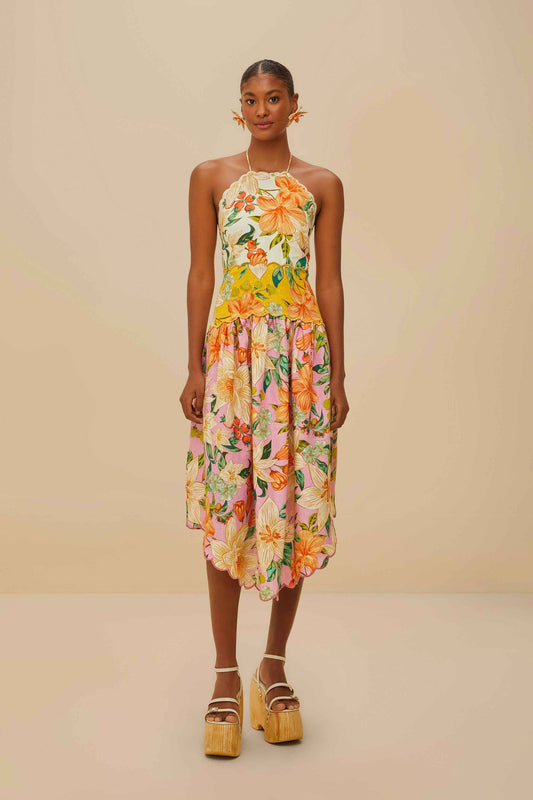 Guaragarden Sleevelesss Midi Dress - Guragarden Mix