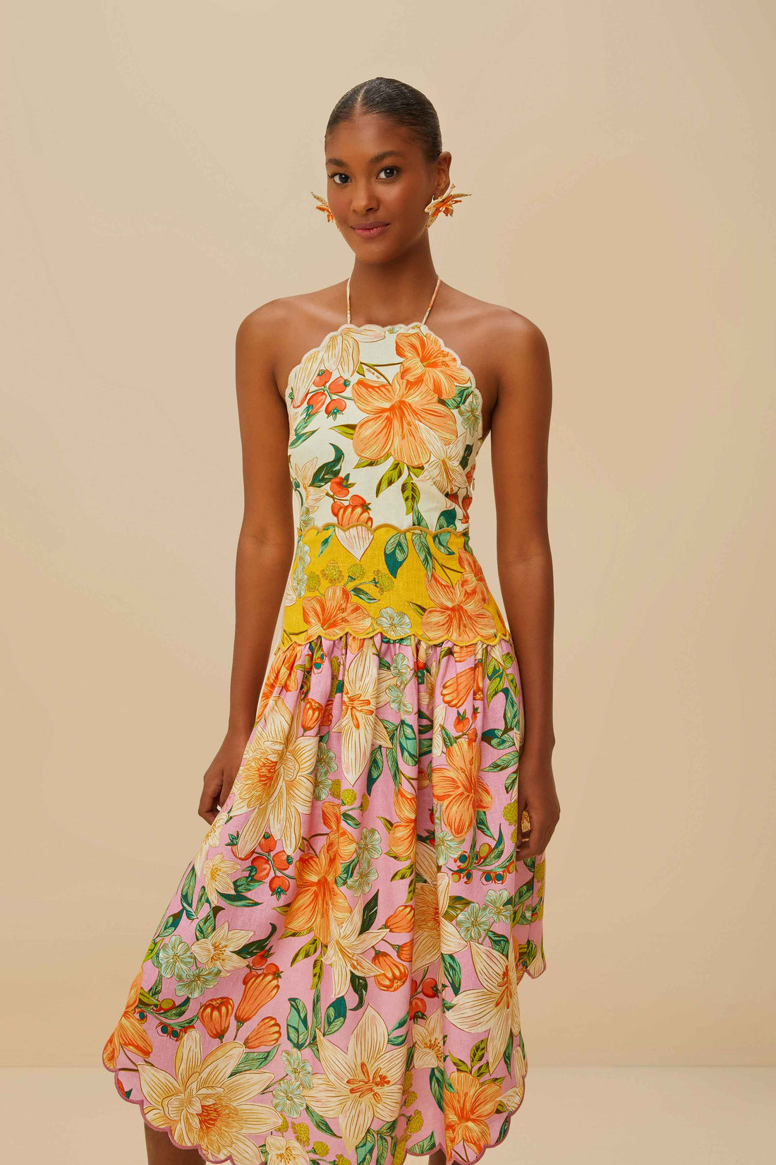 Guaragarden Sleevelesss Midi Dress - Guragarden Mix