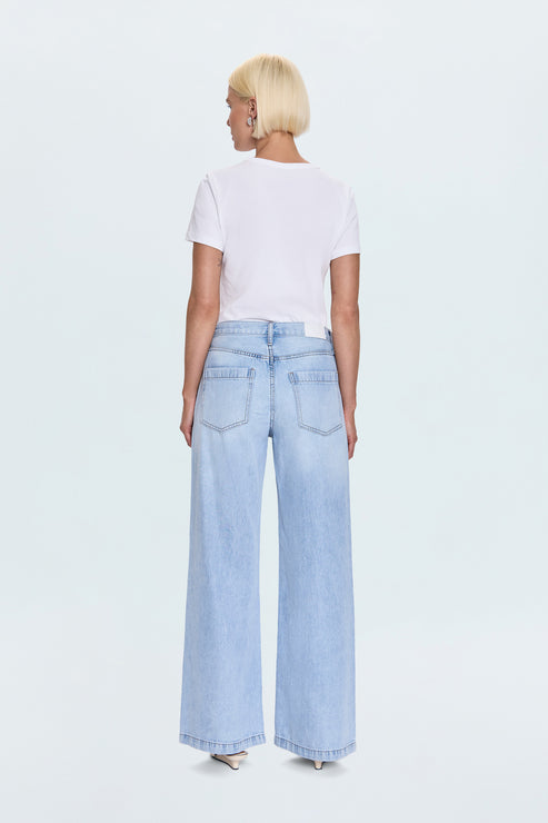 Jadyn Low Slung Palazzo Jean - Chateau