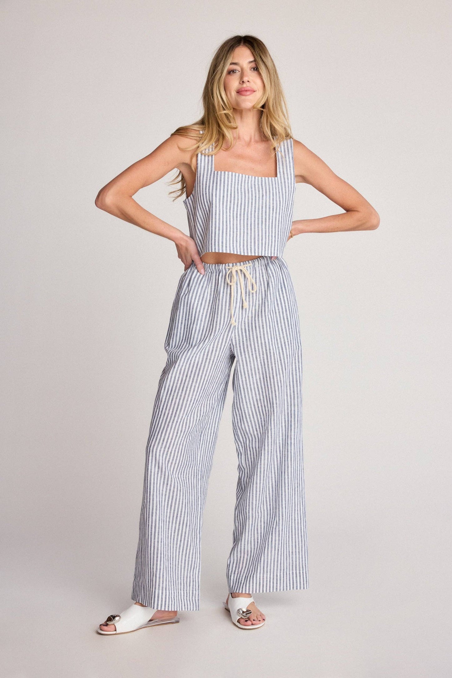 Dahlia Pant - Stripe