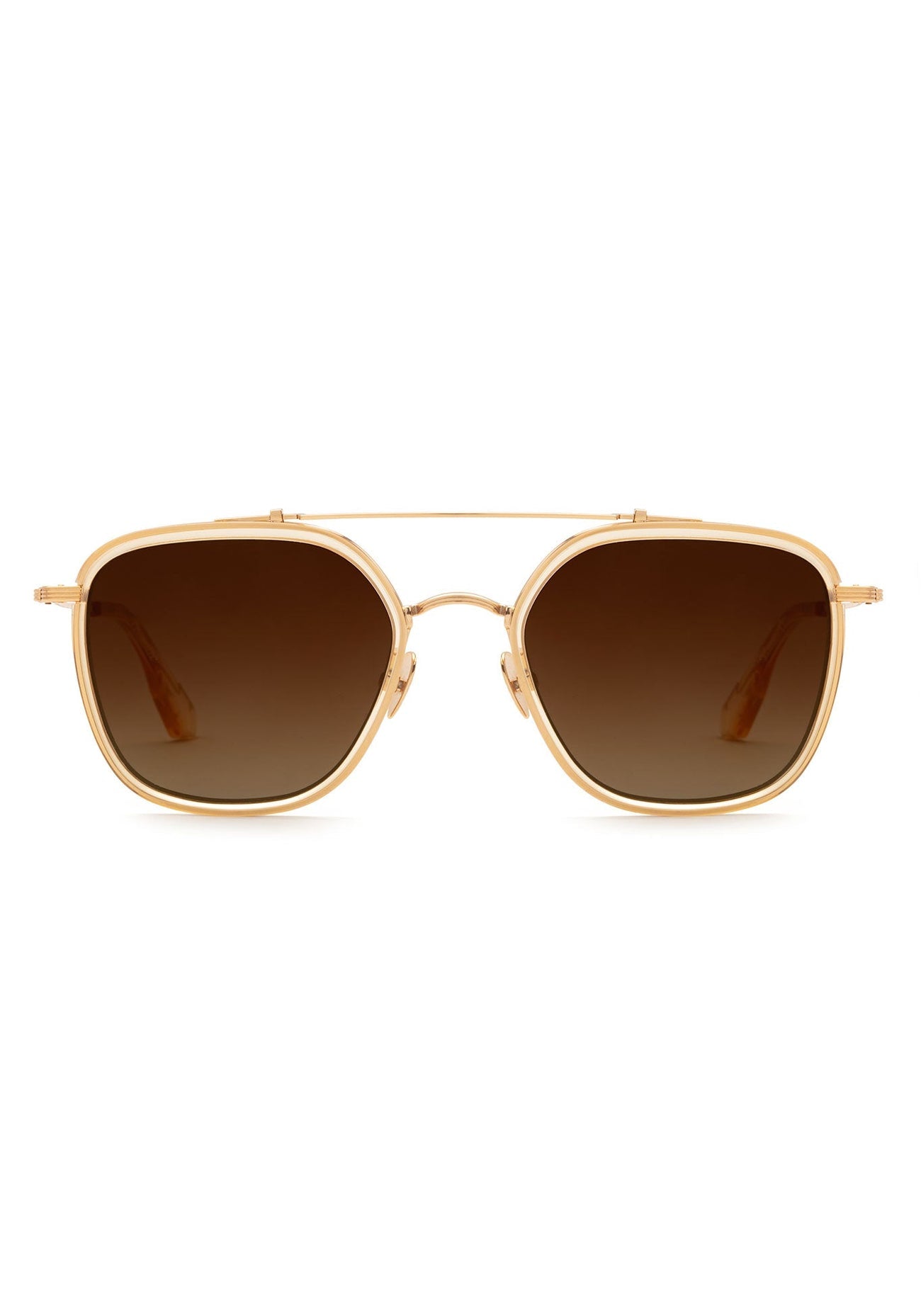 Austin Sunglasses - Titanium + Champagne Polarized
