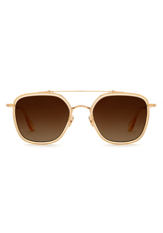 Austin Sunglasses - Titanium + Champagne Polarized