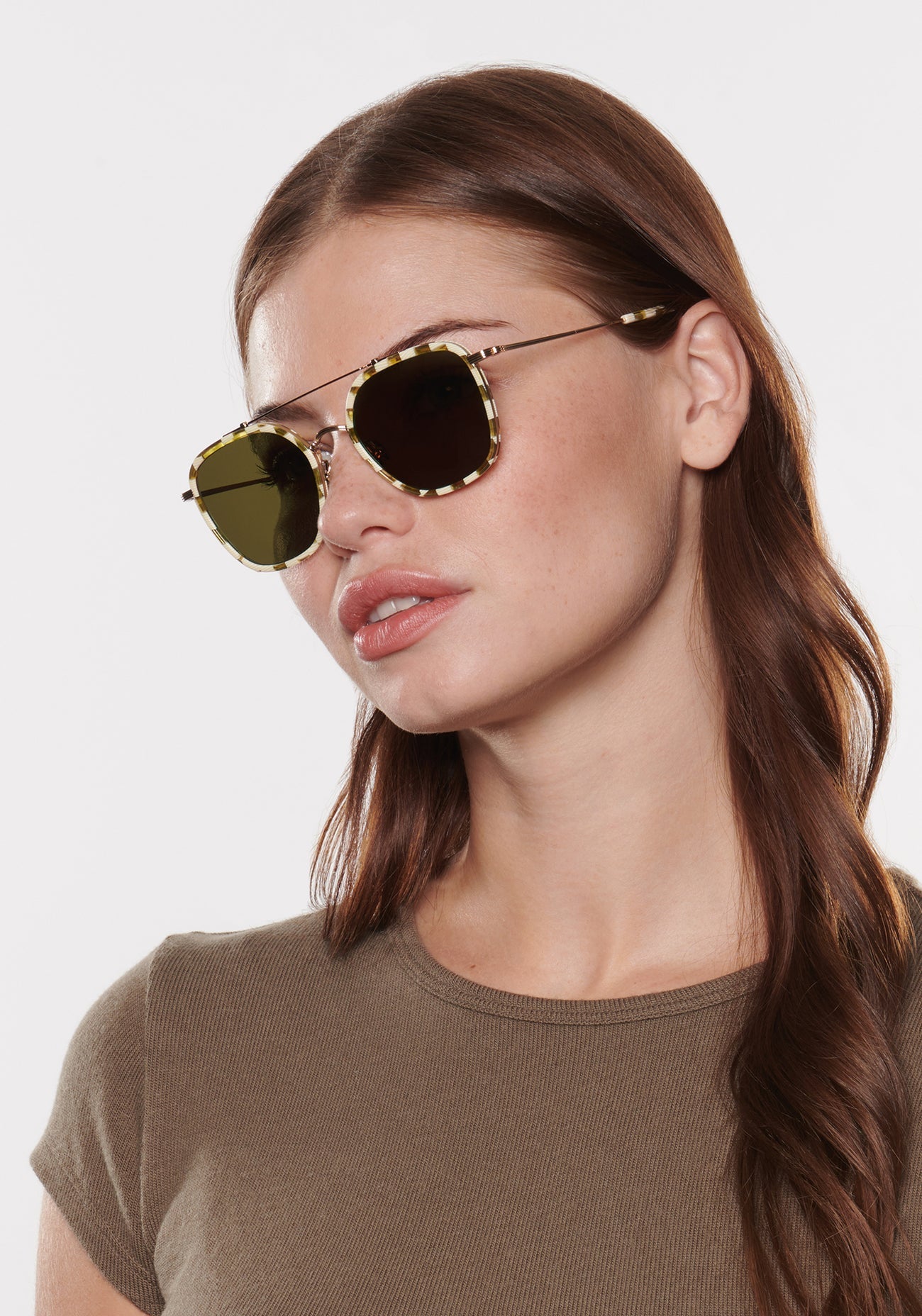 Austin Sunglasses - 12K Titanium + Oki Yuzu