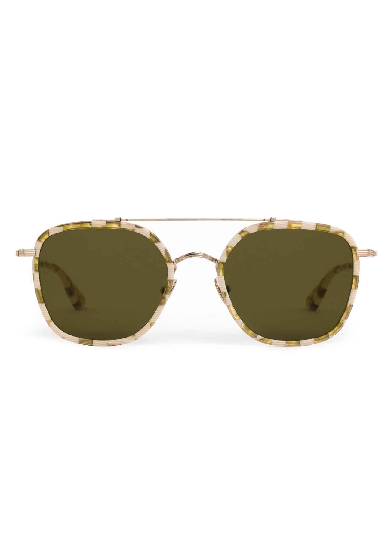 Austin Sunglasses - 12K Titanium + Oki Yuzu