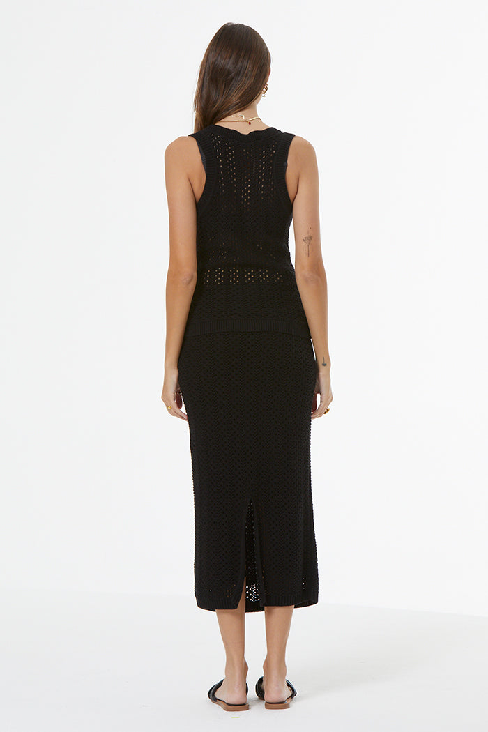 Jaro Crochet Skirt - Black