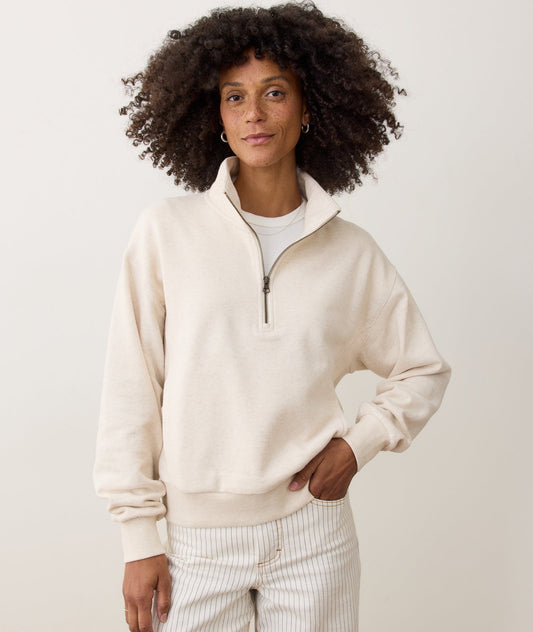 Cloud 9 Half Zip - Oatmeal Heather