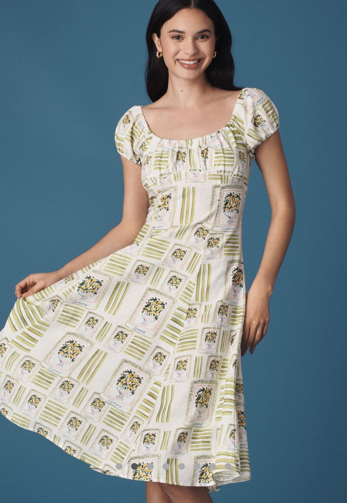 Cordelia Dress - Lemon