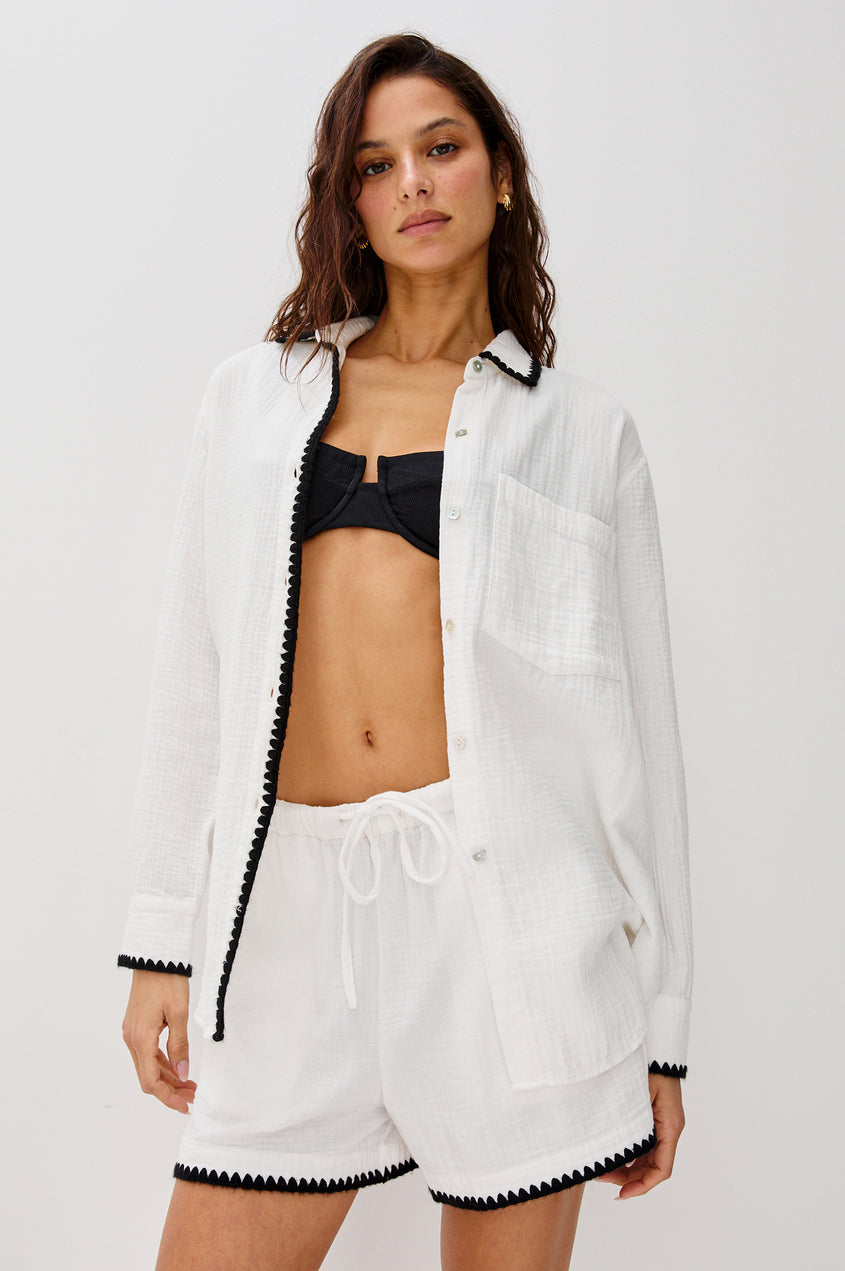 Idania Shirt - Black Blanket