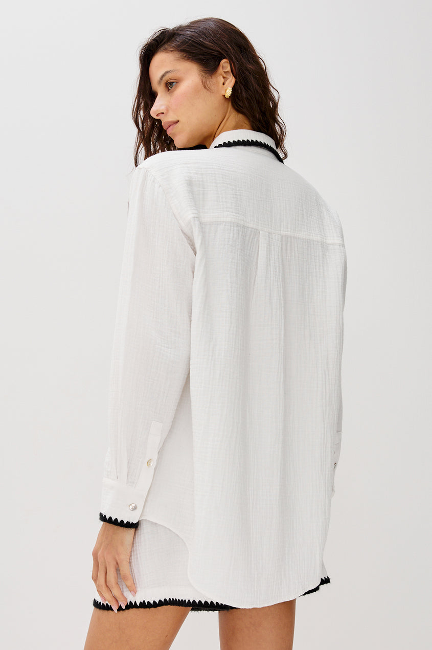 Idania Shirt - Black Blanket