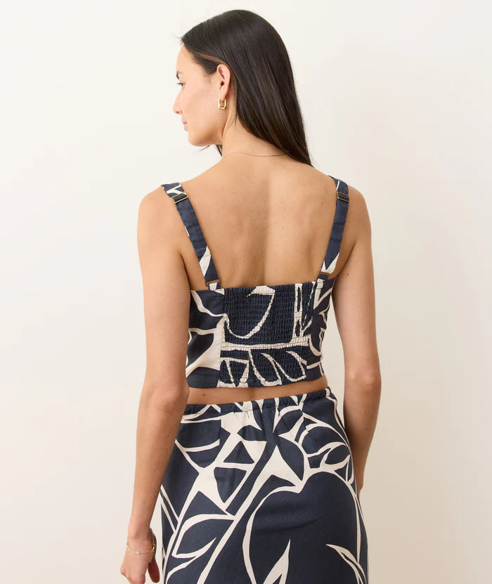 Zoe Hemp Tank-Midnight Mosaic