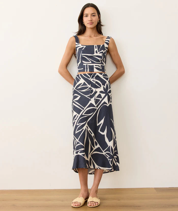 Zoe Hemp Tank-Midnight Mosaic