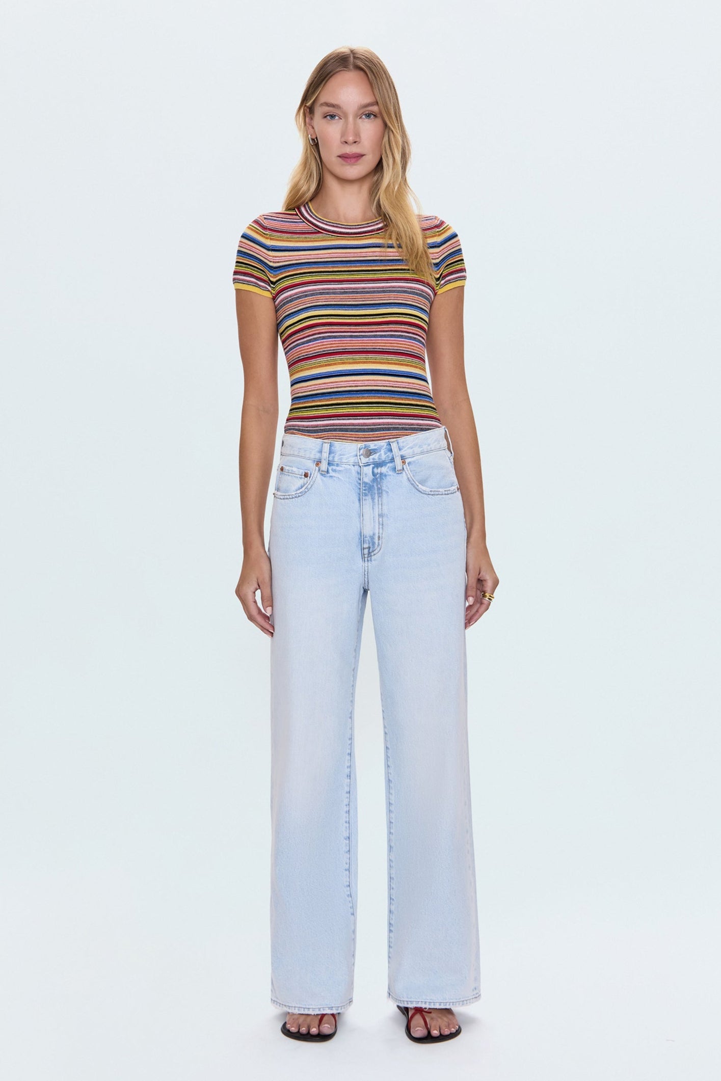 Hendrix High Rise Baggy Jeans - Waterfall