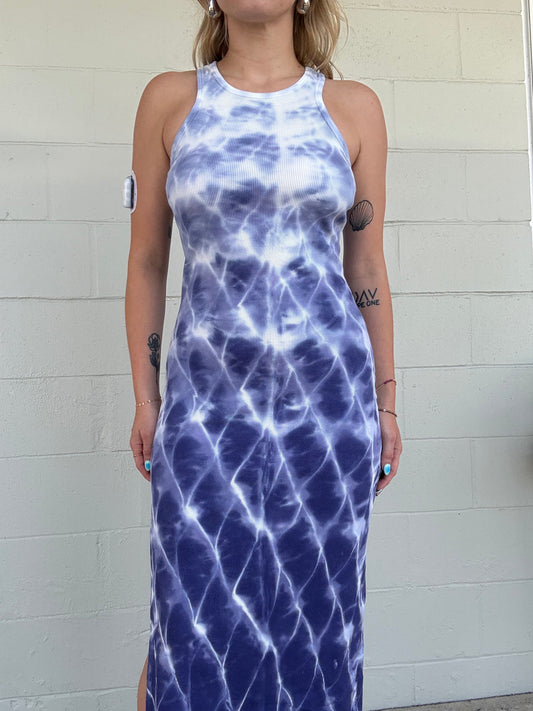 Iggy Rib Midi Dress - Dusk Navy