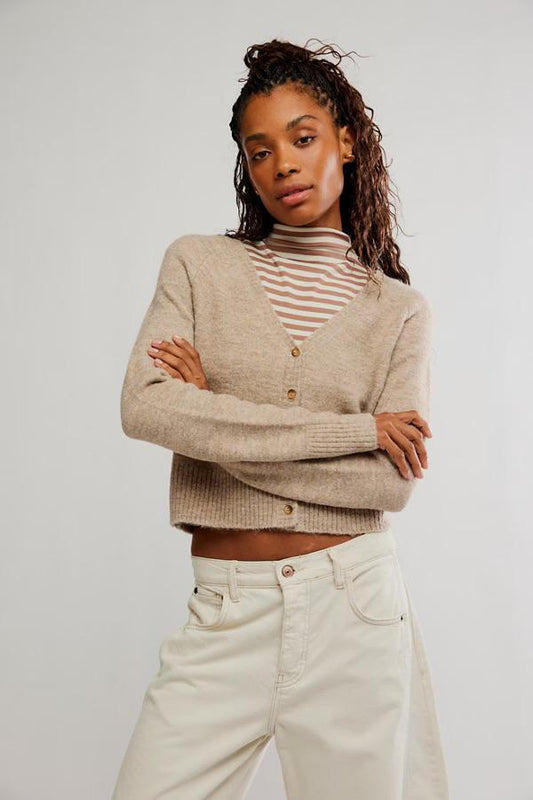 School Girl Cardi - Feather Grey