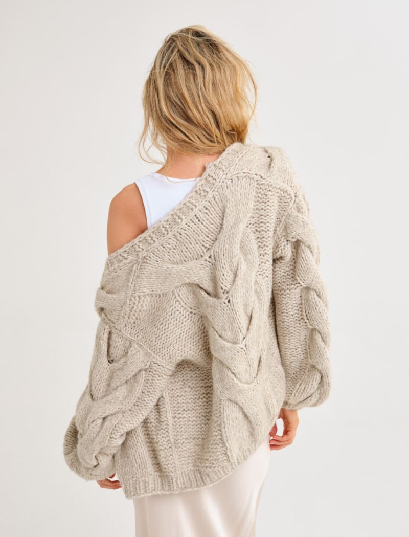 Mimi Cardigan - Oat