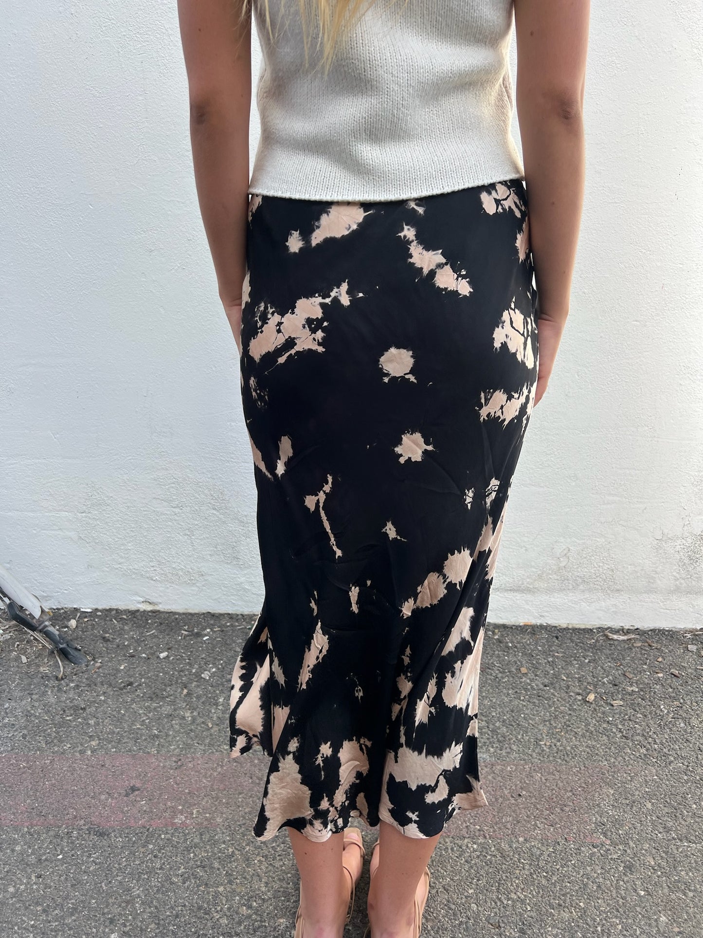 Felicity Skirt - Champagne Universe Wash