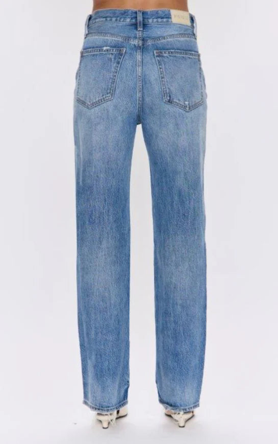 Cassie Super High Rise Straight - Serpentine Vintage