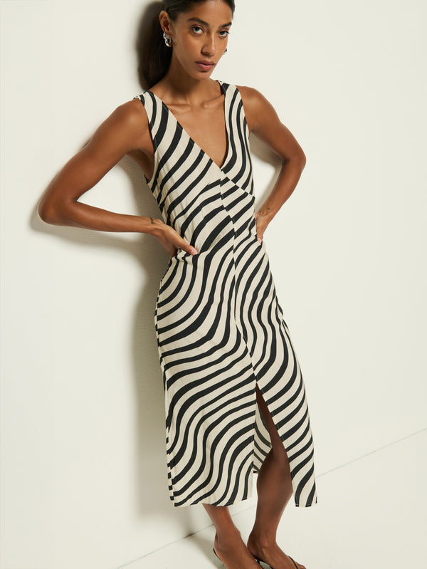 Kimora Dress - Swirl Print