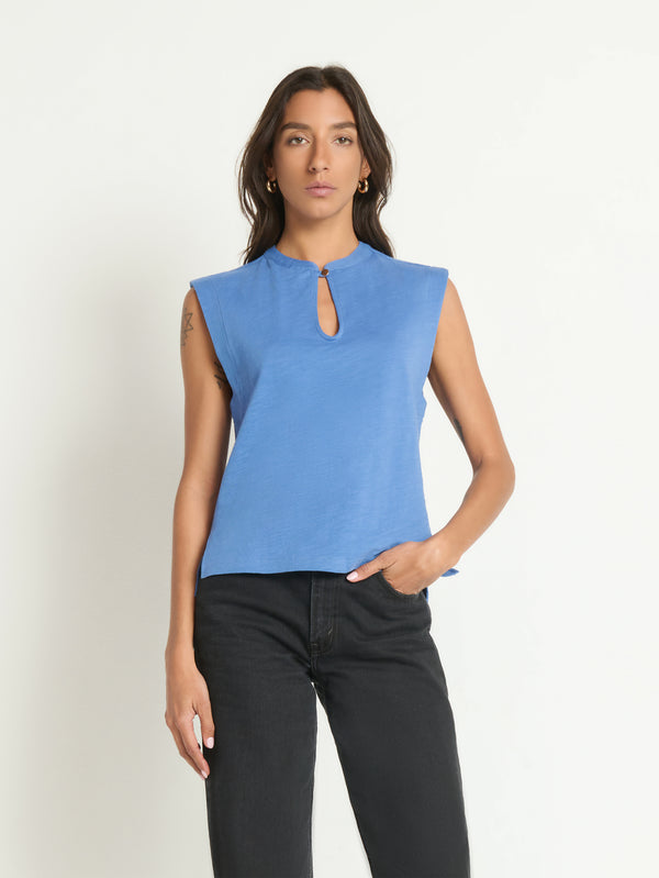 Luna Keyhole Tank - Harbor Blue