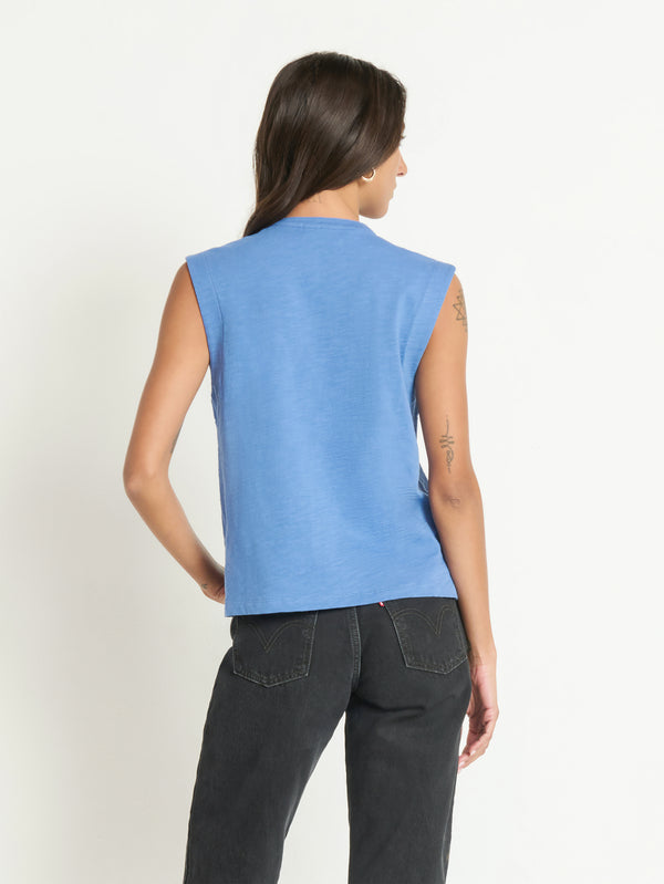 Luna Keyhole Tank - Harbor Blue