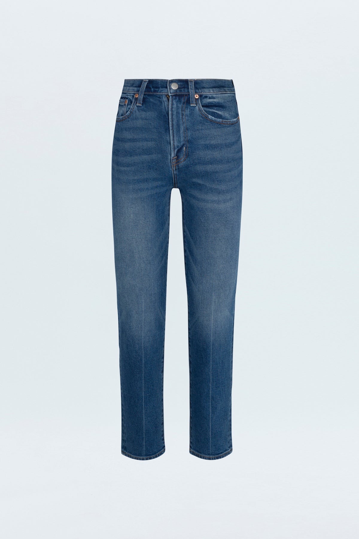 Charlie High Rise Classic Straight - Augustus