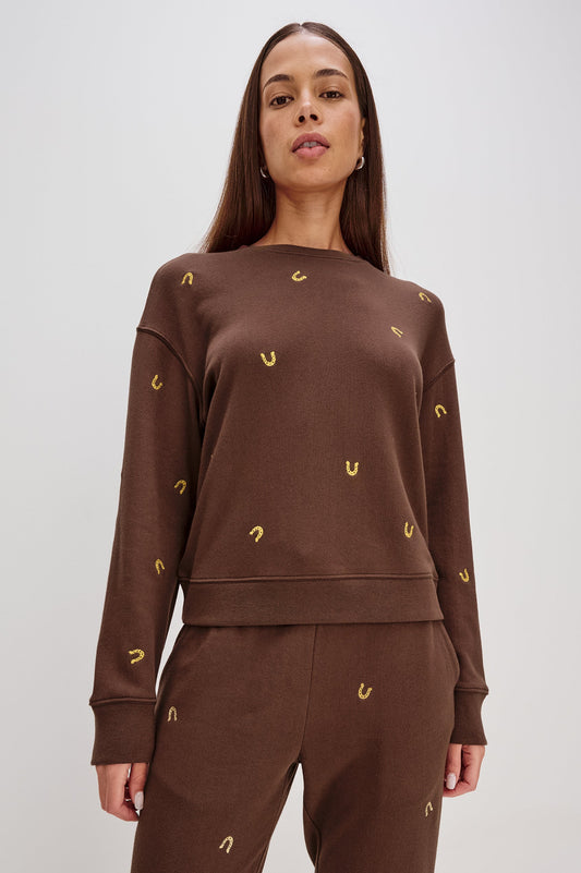 Ramona Sweatshirt - Horseshoes