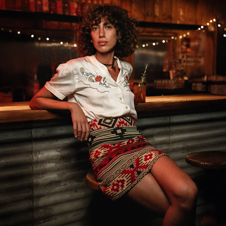 The Raquel Skirt - Marana Print