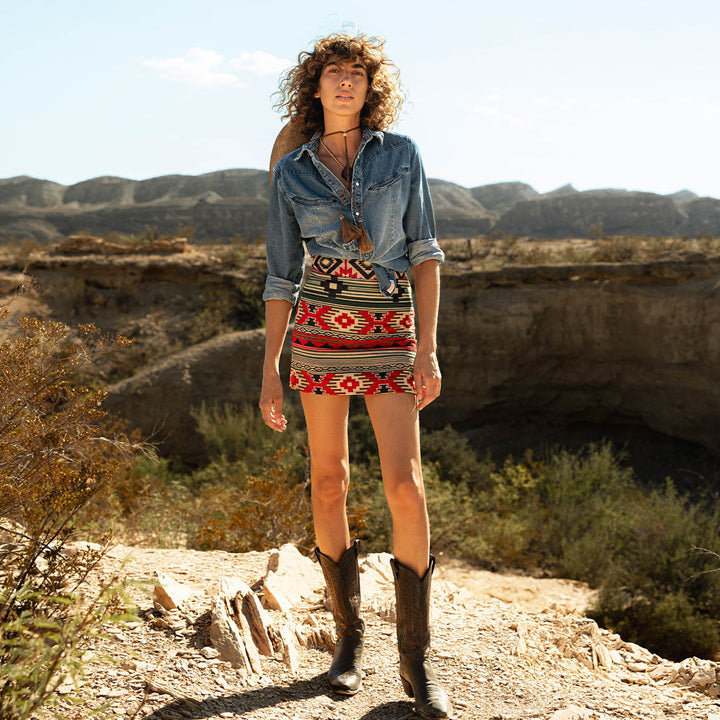 The Raquel Skirt - Marana Print