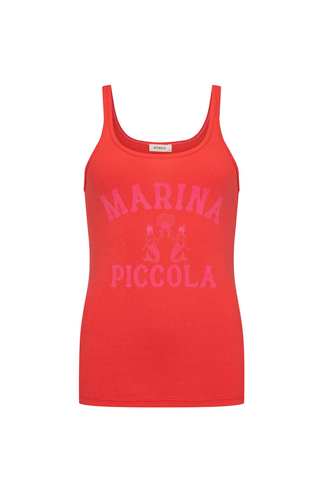 Marina Piccola Singlet - Poppy