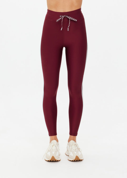 Oxford 25in Midi Pant - Merlot