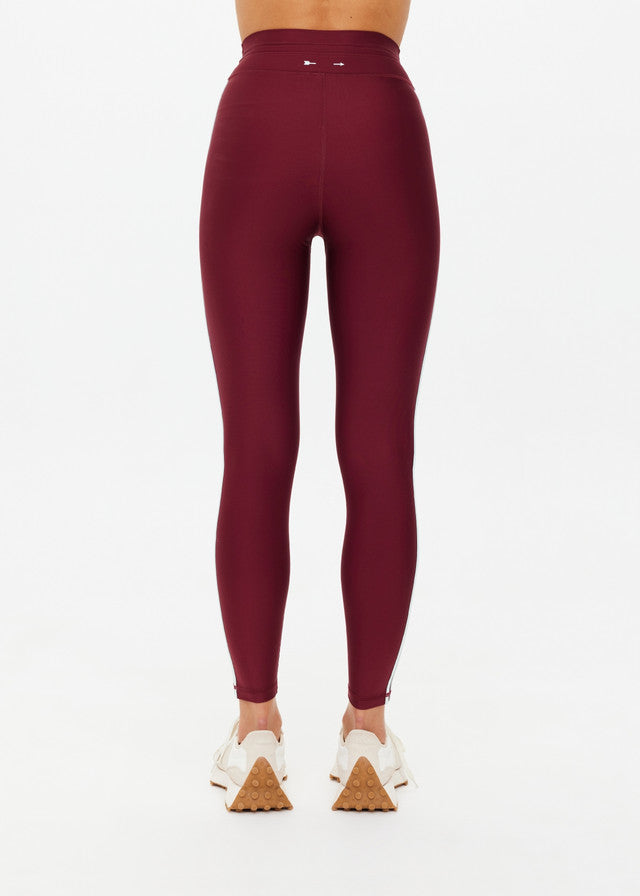 Oxford 25in Midi Pant - Merlot