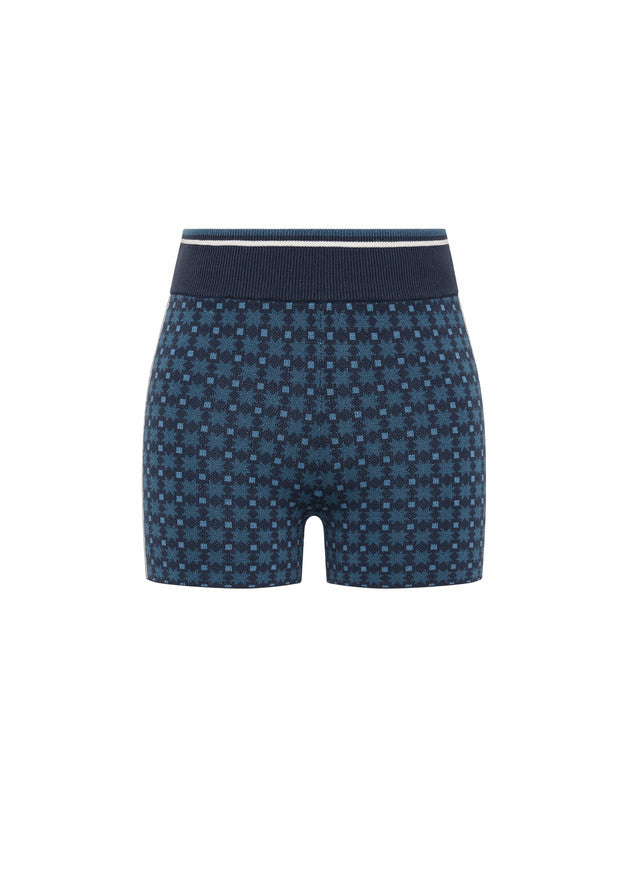 Lumiere 3in Knit Short - Blue