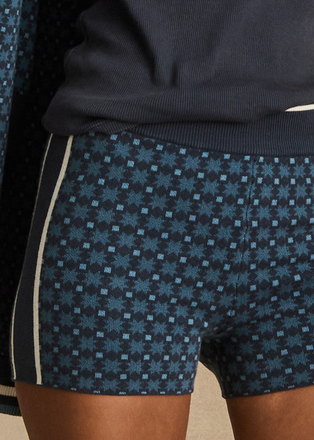 Lumiere 3in Knit Short - Blue