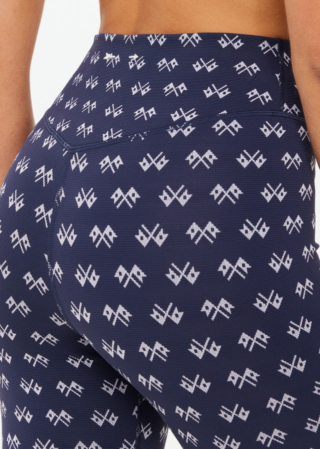 Cruzada 25in High Midi Pant - Jacquard