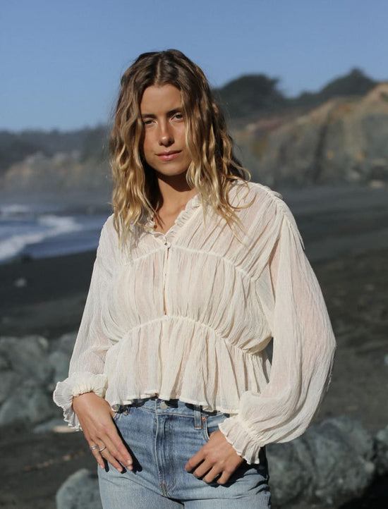 Cambridge Top - Ivory