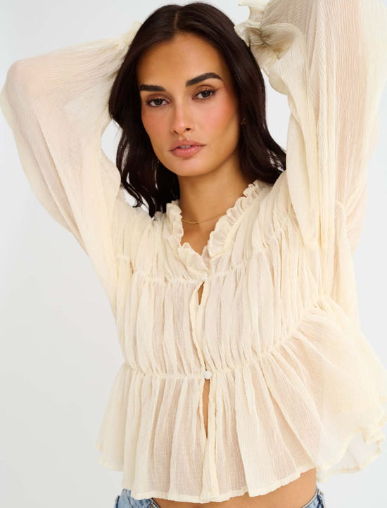 Cambridge Top - Ivory