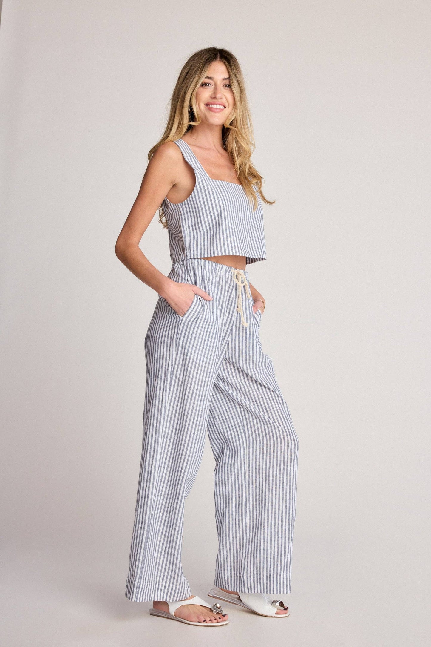 Dahlia Pant - Stripe