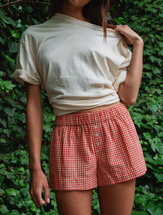 Ex Boyfriend Boxer - Cherry Gingham