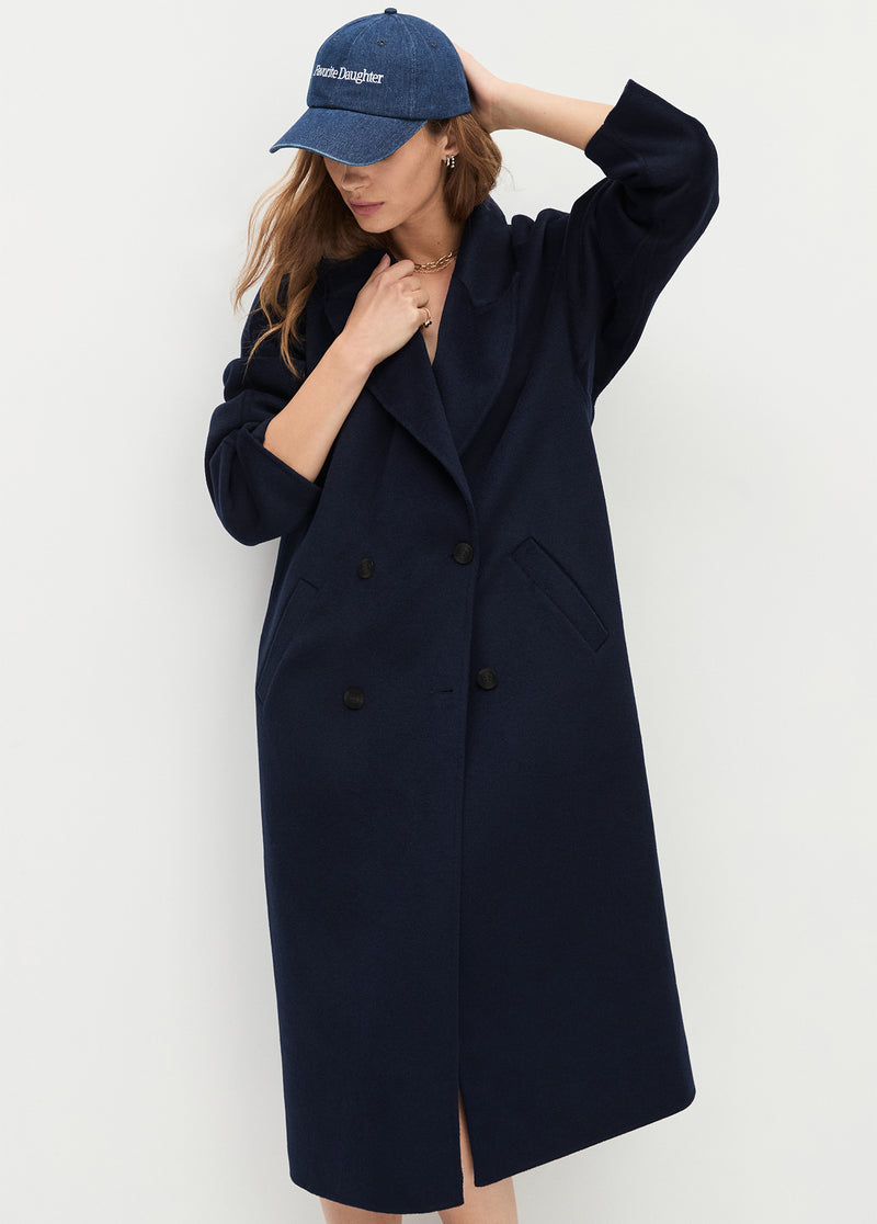 Logo Denim Baseball Cap - Dark Wash