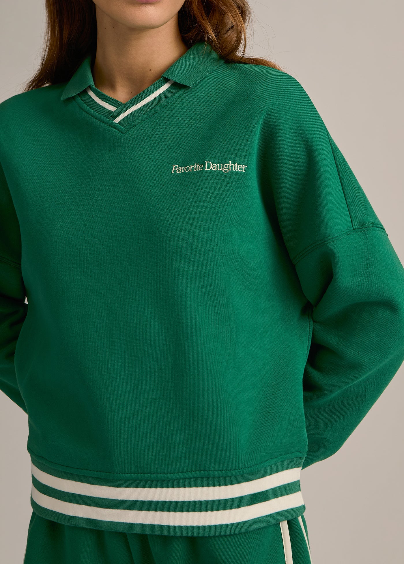 The Ivy League Rugby Sweater - Emerald